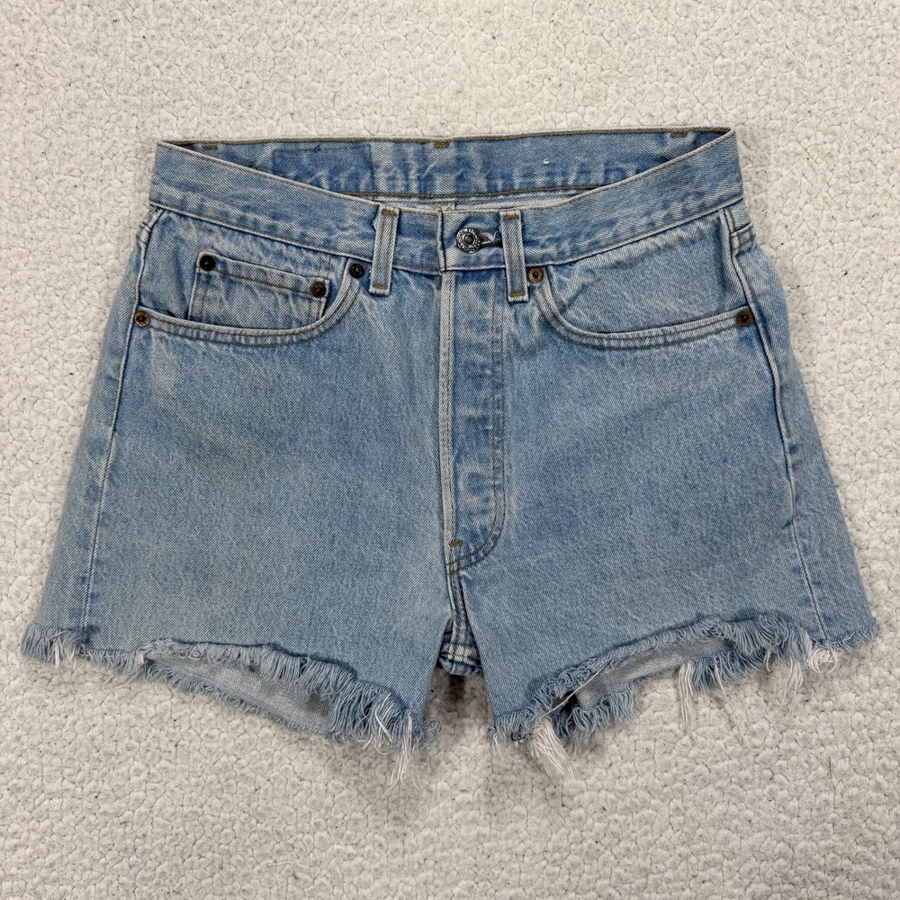 Vintage 1987 Levi's 501 Cutoff Shorts Women's 31 (Actual 28x3) USA Boho Beach